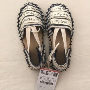Zara girls summer shoes